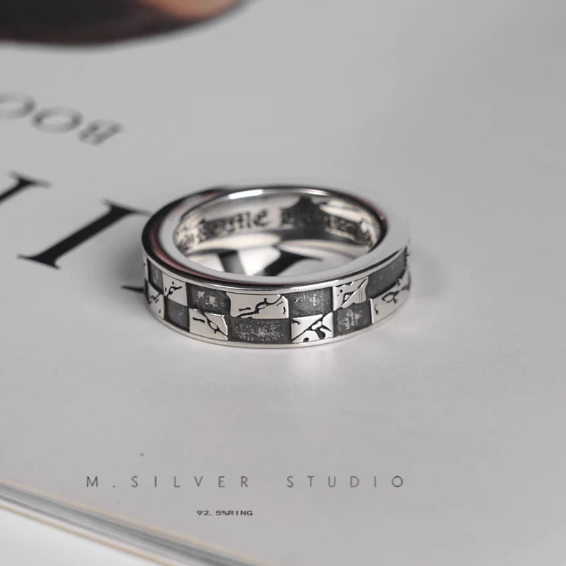 Chrome Hearts Cross Ring - Gothic 925 Sterling Silver Jewelry | David Studio