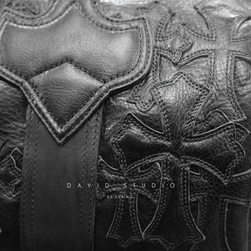 Chrome Hearts Cross Ring - Gothic 925 Sterling Silver Jewelry | David Studio