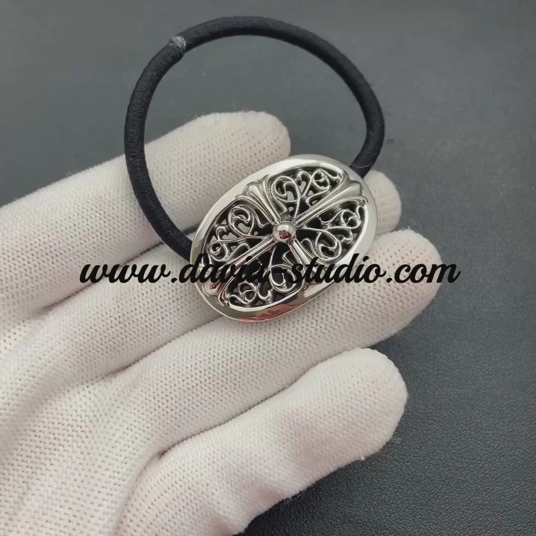 Chrome Hearts Cross Ring - Gothic 925 Sterling Silver Jewelry | David Studio