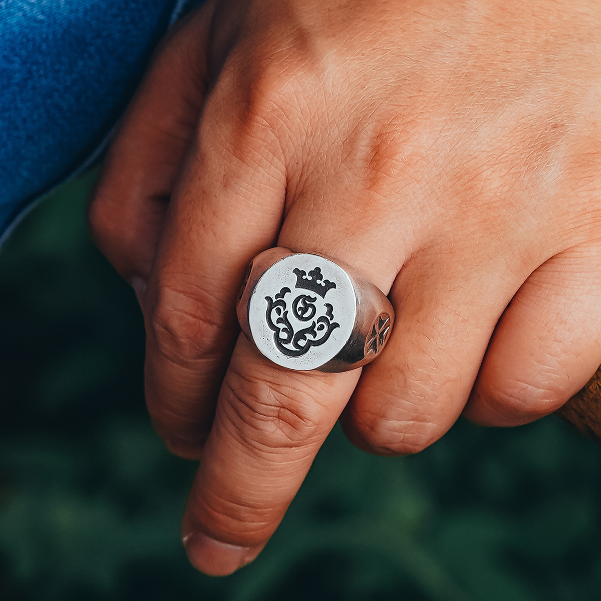 Chrome Hearts Cross Ring - Gothic 925 Sterling Silver Jewelry | David Studio