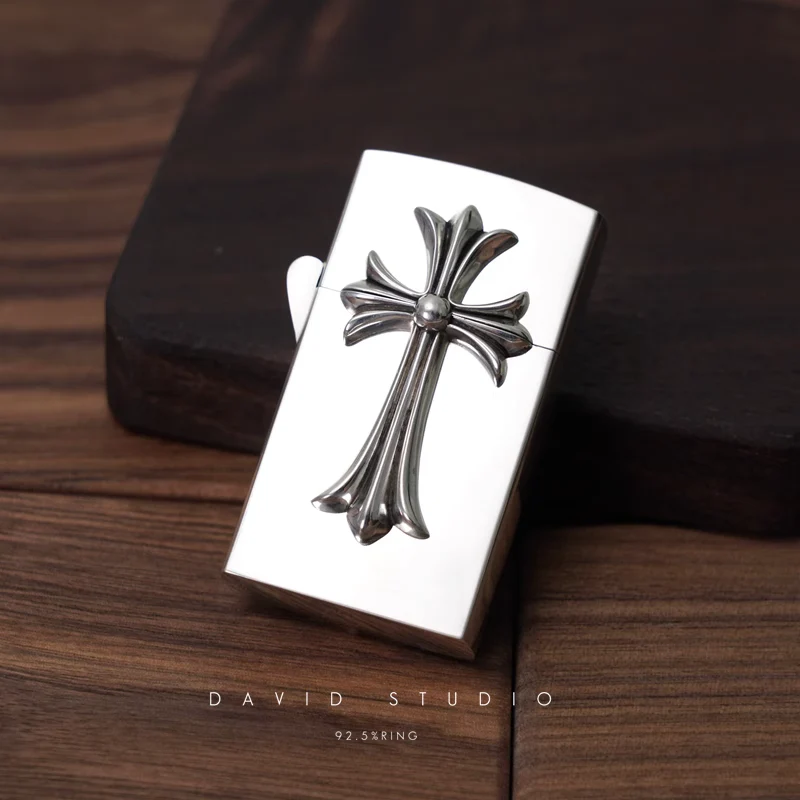 Chrome Hearts Cross Ring - Gothic 925 Sterling Silver Jewelry | David Studio