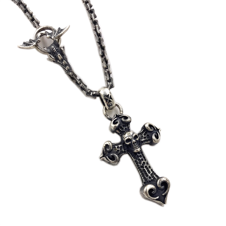 Chrome Hearts Cross Ring - Gothic 925 Sterling Silver Jewelry | David Studio