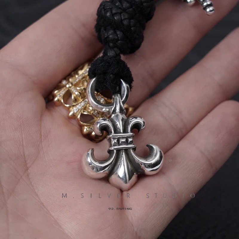 Chrome Hearts Cross Ring - Gothic 925 Sterling Silver Jewelry | David Studio