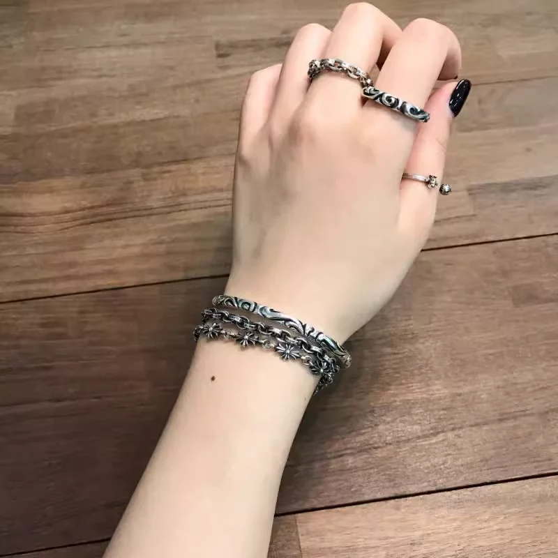 Chrome Hearts Cross Ring - Gothic 925 Sterling Silver Jewelry | David Studio