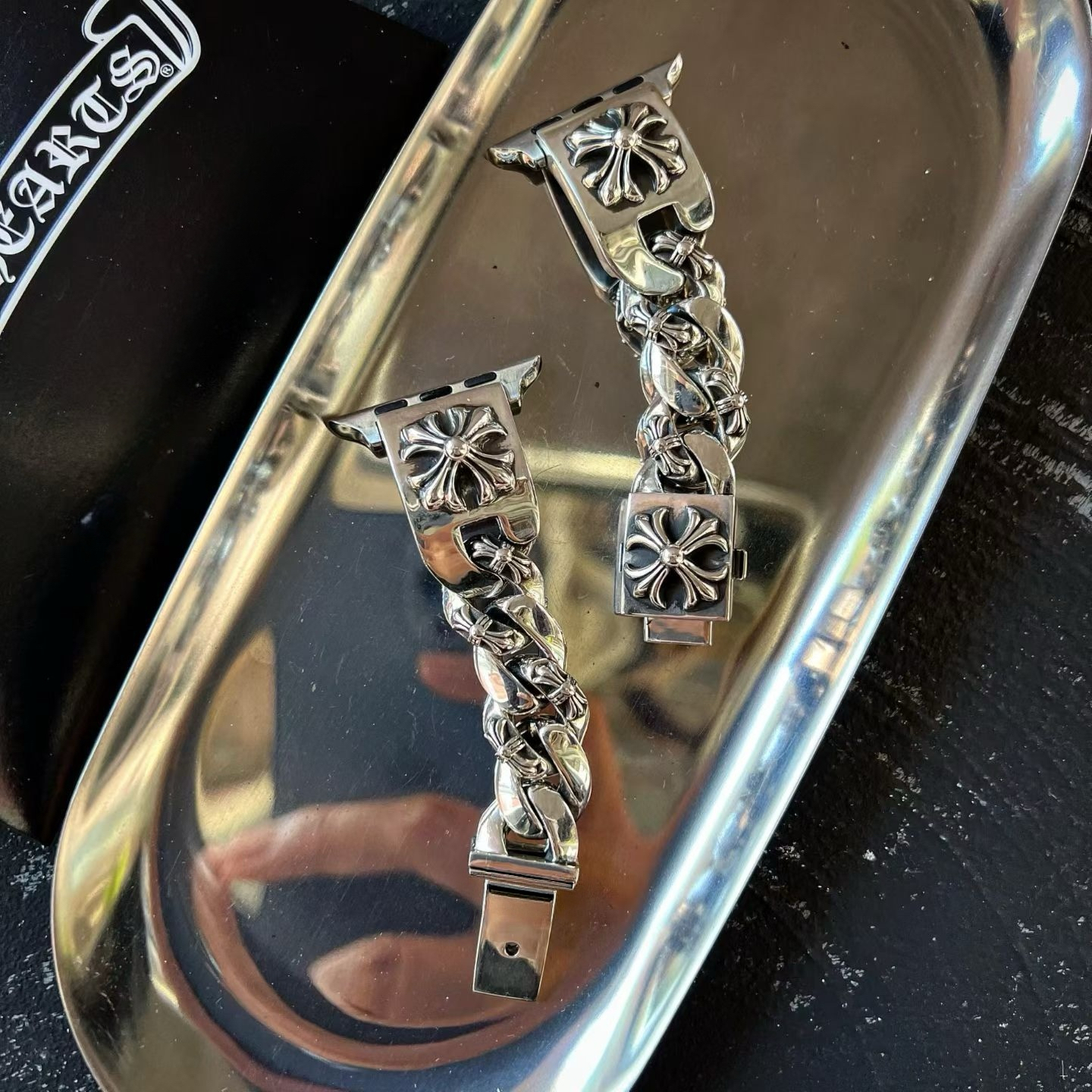 Chrome Hearts Cross Ring - Gothic 925 Sterling Silver Jewelry | David Studio