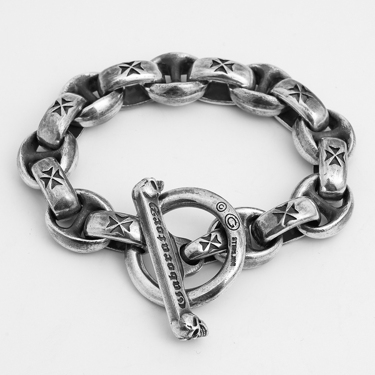 Chrome Hearts Cross Ring - Gothic 925 Sterling Silver Jewelry | David Studio