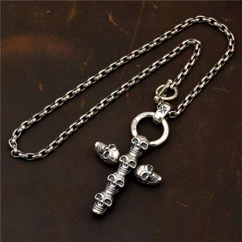 Chrome Hearts Cross Ring - Gothic 925 Sterling Silver Jewelry | David Studio