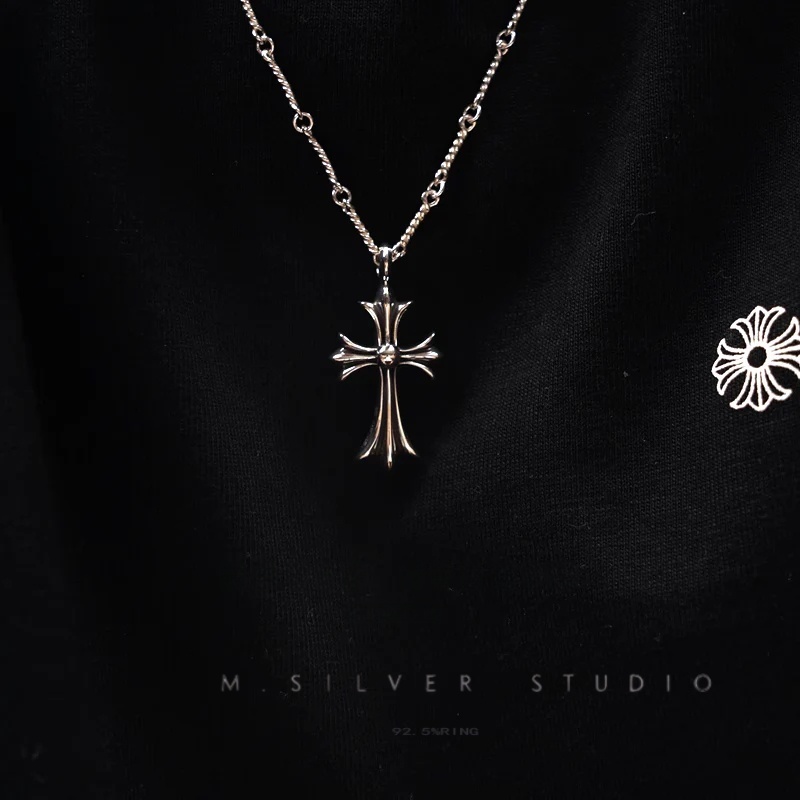 Chrome Hearts Cross Ring - Gothic 925 Sterling Silver Jewelry | David Studio