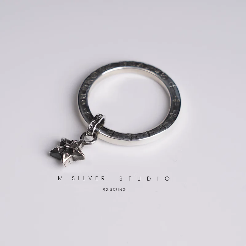 Chrome Hearts Cross Ring - Gothic 925 Sterling Silver Jewelry | David Studio