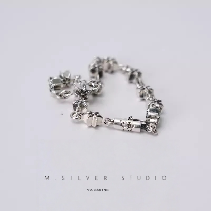 Chrome Hearts Cross Ring - Gothic 925 Sterling Silver Jewelry | David Studio