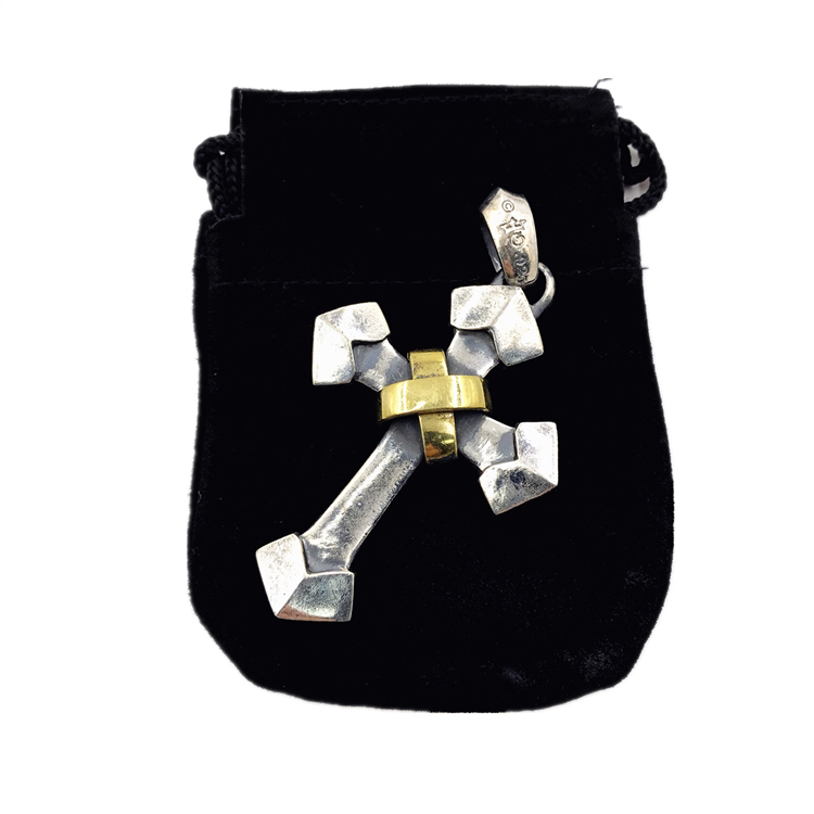 Chrome Hearts Cross Ring - Gothic 925 Sterling Silver Jewelry | David Studio