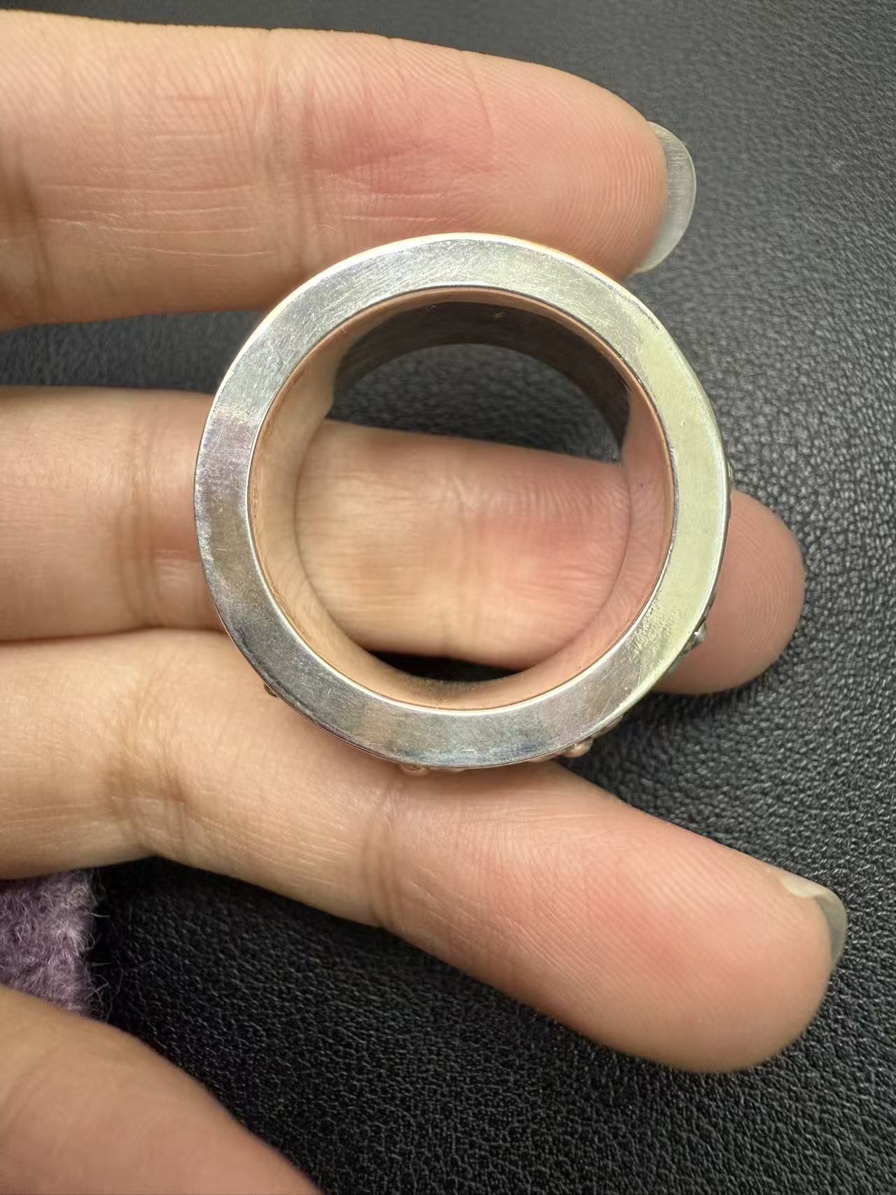 Chrome Hearts Cross Ring - Gothic 925 Sterling Silver Jewelry | David Studio