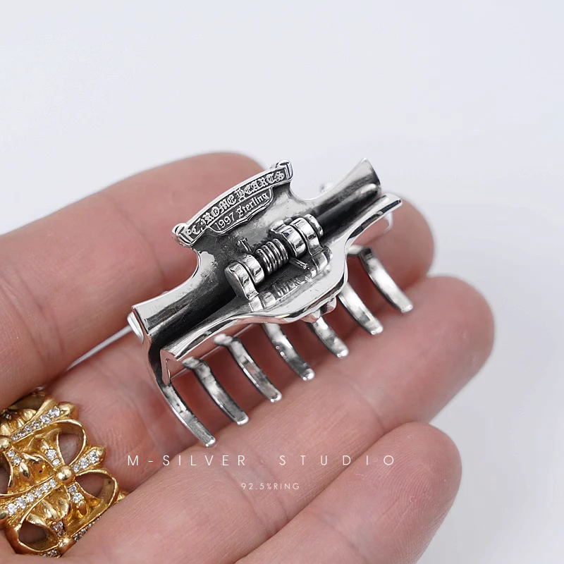 Chrome Hearts Cross Ring - Gothic 925 Sterling Silver Jewelry | David Studio