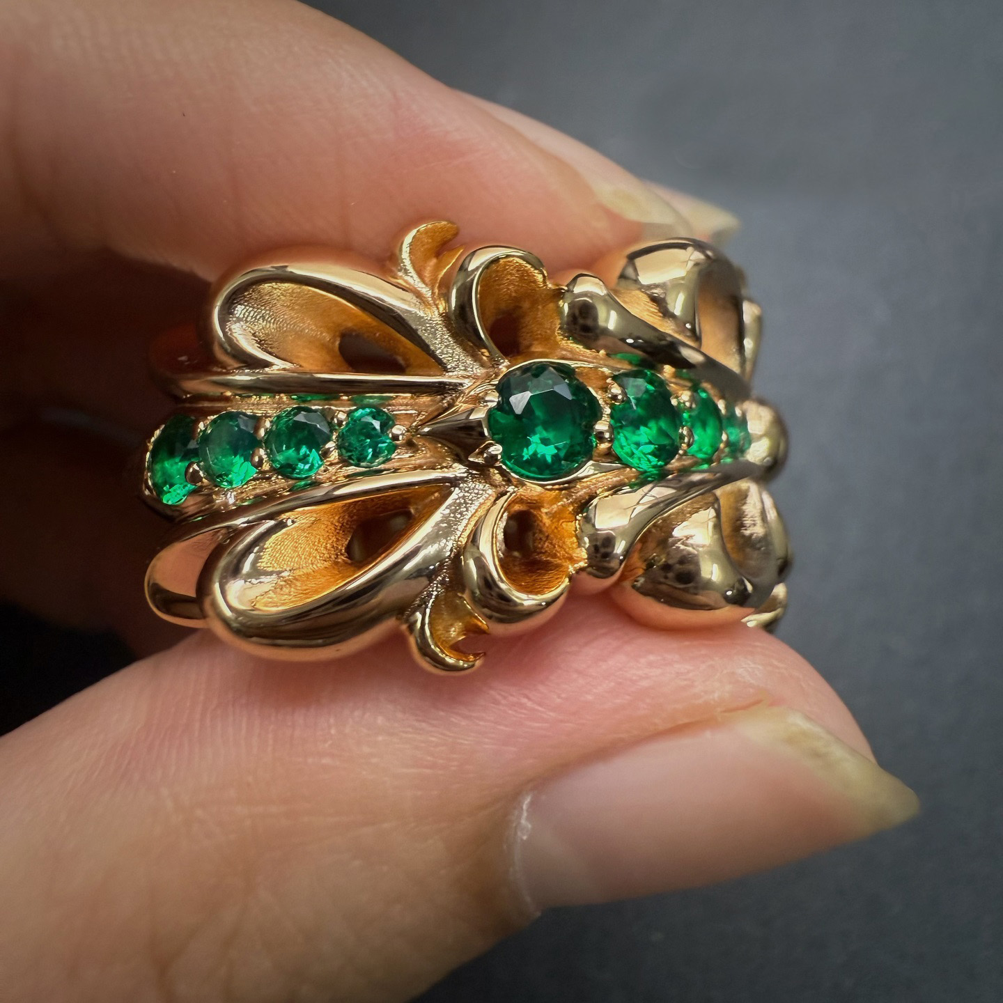 Chrome Hearts Cross Ring - Gothic 925 Sterling Silver Jewelry | David Studio