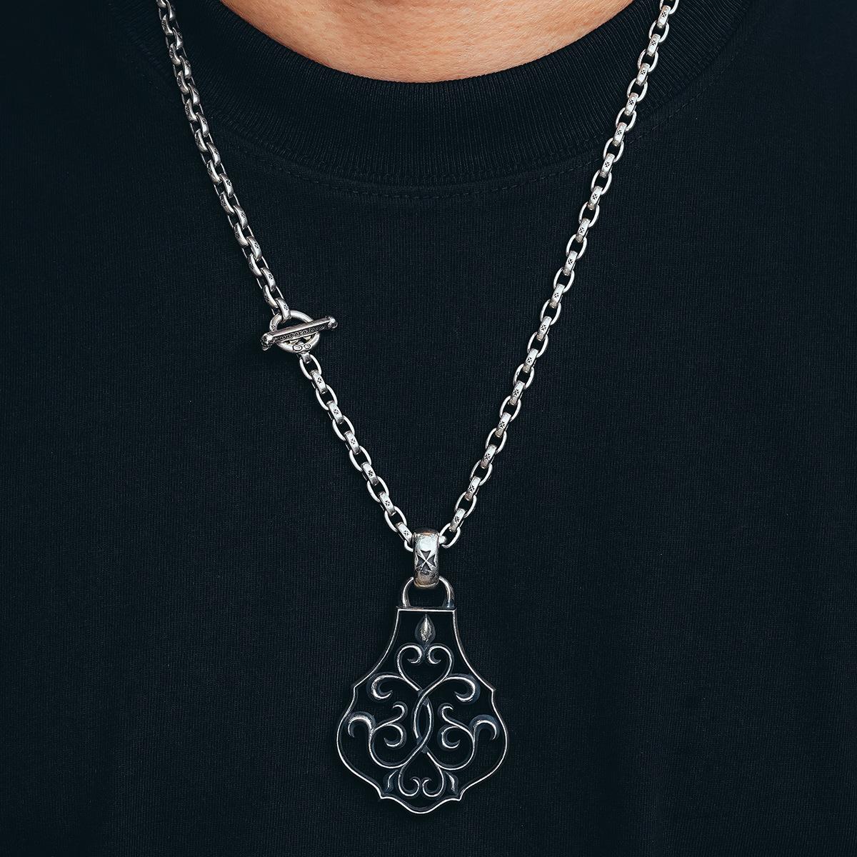 Chrome Hearts Cross Ring - Gothic 925 Sterling Silver Jewelry | David Studio