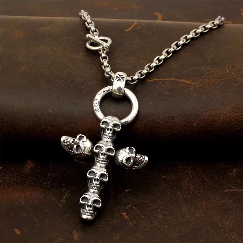 Chrome Hearts Cross Ring - Gothic 925 Sterling Silver Jewelry | David Studio