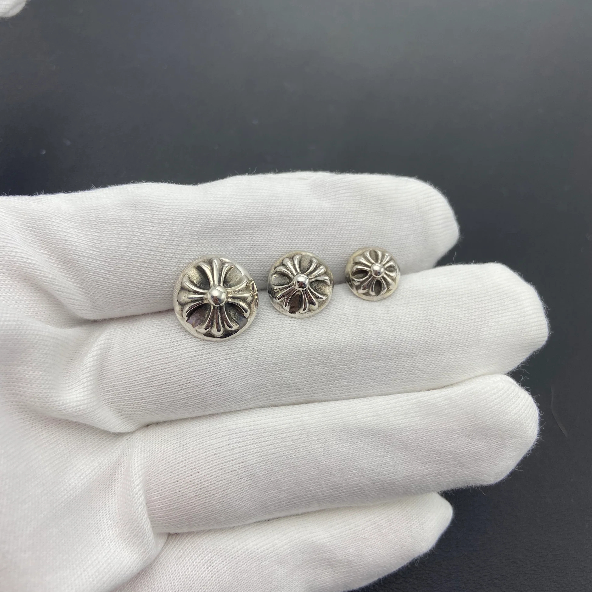 Chrome Hearts Cross Ring - Gothic 925 Sterling Silver Jewelry | David Studio