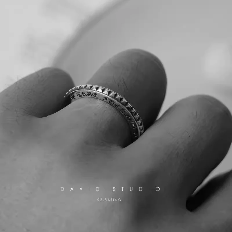 Chrome Hearts Cross Ring - Gothic 925 Sterling Silver Jewelry | David Studio