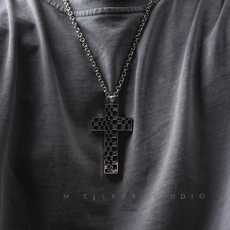 Chrome Hearts Cross Ring - Gothic 925 Sterling Silver Jewelry | David Studio