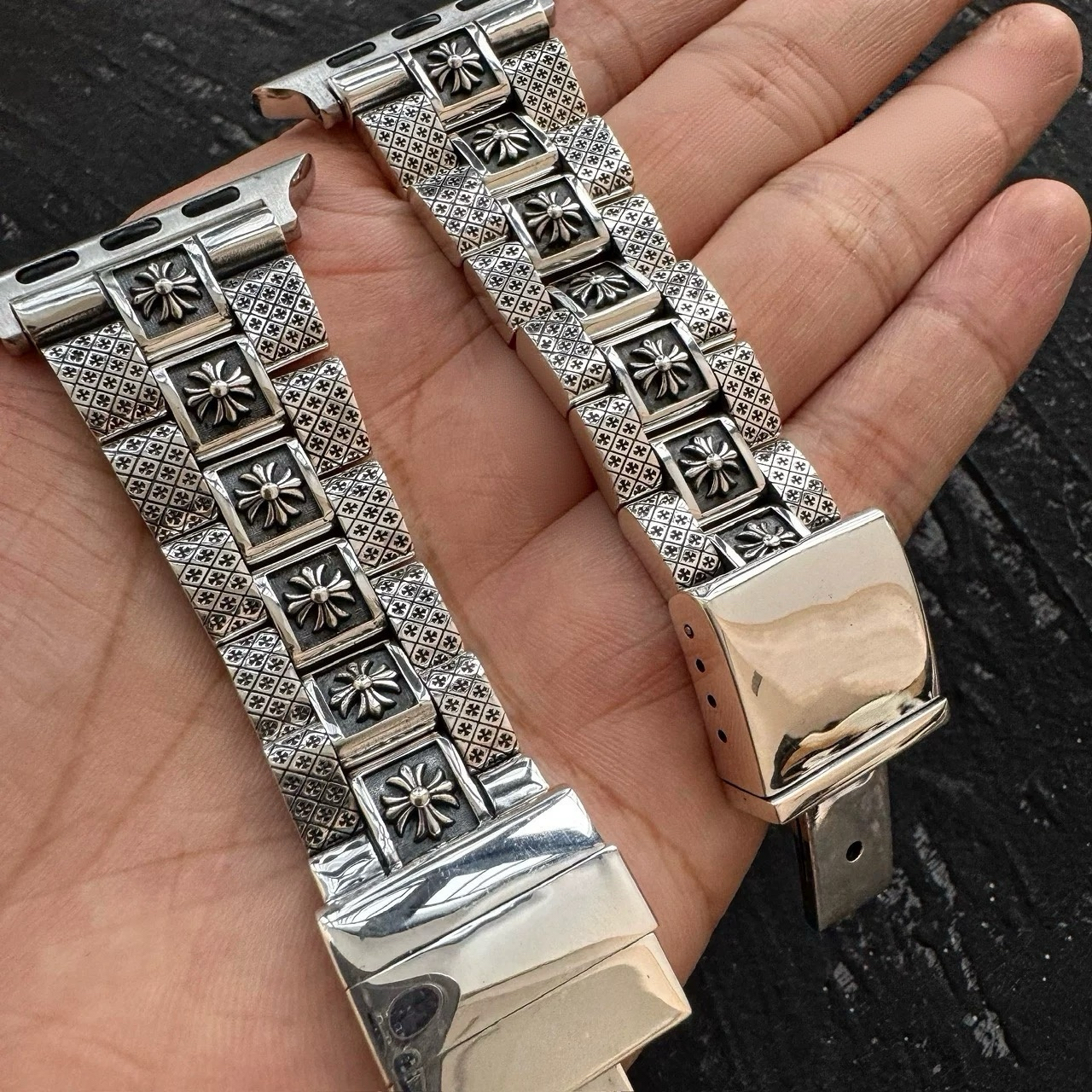 Chrome Hearts Cross Ring - Gothic 925 Sterling Silver Jewelry | David Studio