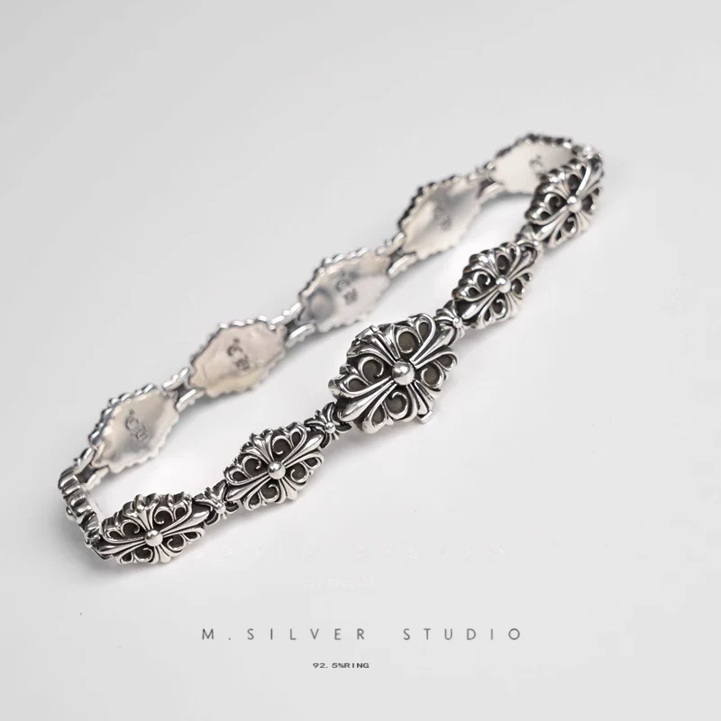 Chrome Hearts Cross Ring - Gothic 925 Sterling Silver Jewelry | David Studio