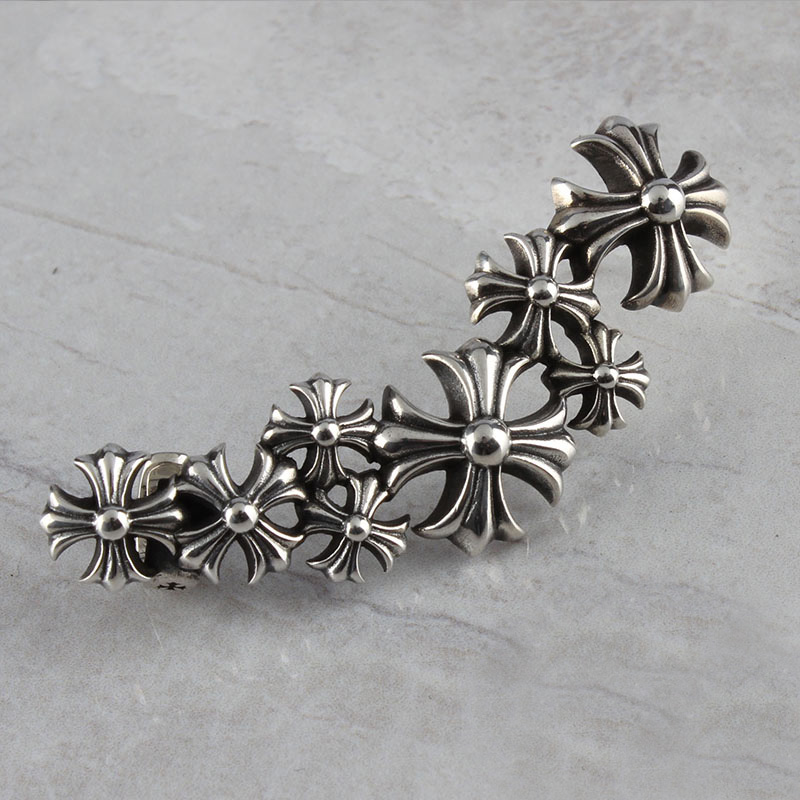 Chrome Hearts Cross Ring - Gothic 925 Sterling Silver Jewelry | David Studio