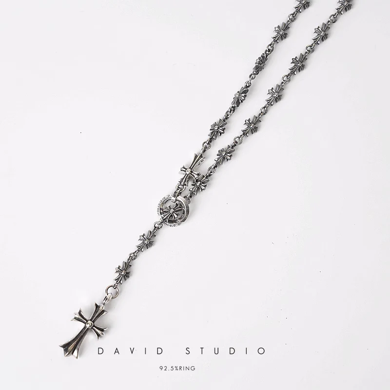 Chrome Hearts Cross Ring - Gothic 925 Sterling Silver Jewelry | David Studio