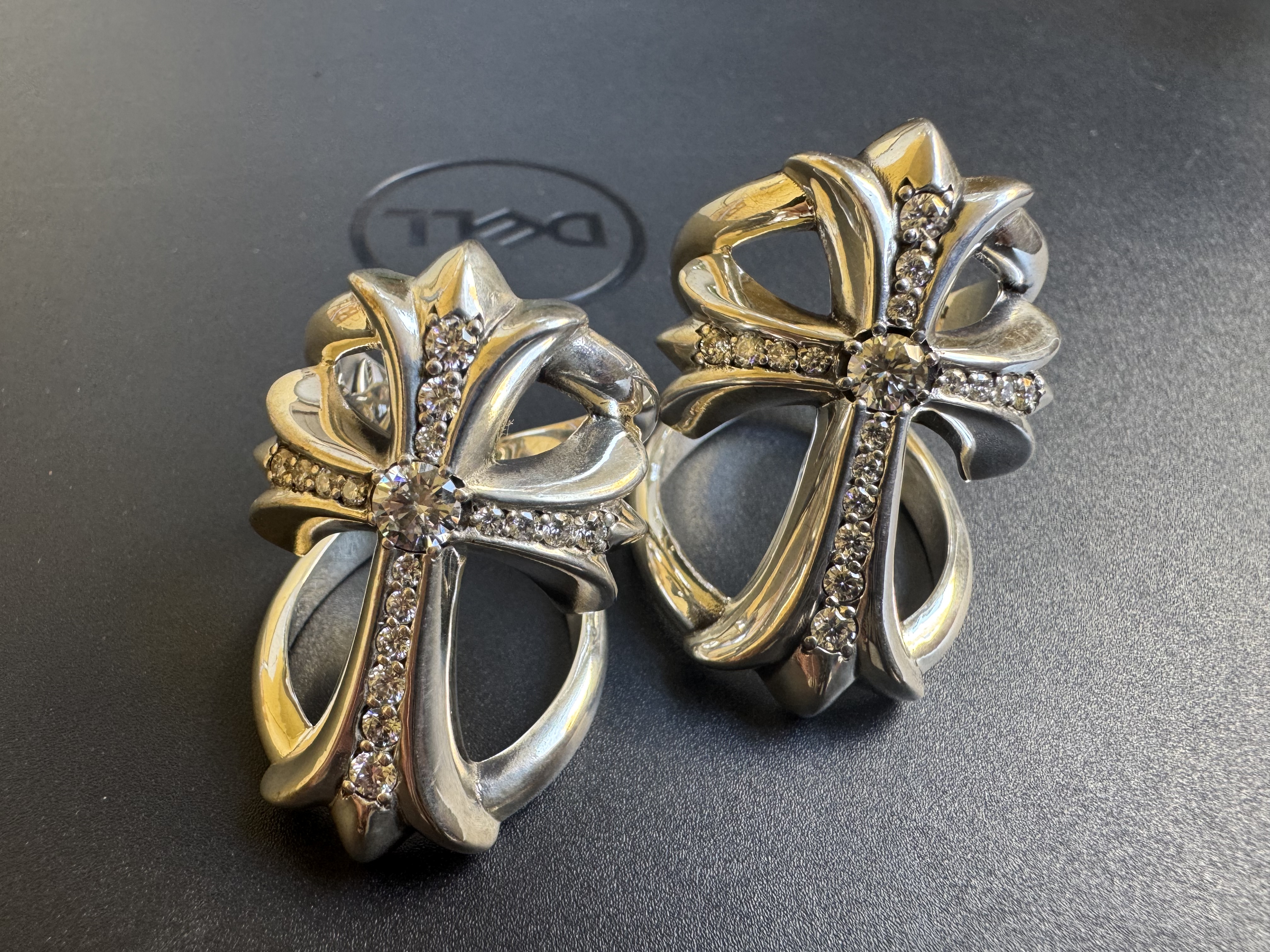 Chrome Hearts Cross Ring - Gothic 925 Sterling Silver Jewelry | David Studio