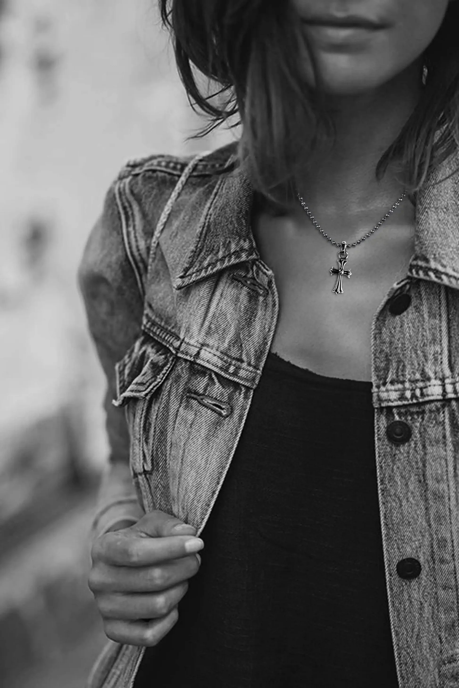 Chrome Hearts Cross Ring - Gothic 925 Sterling Silver Jewelry | David Studio