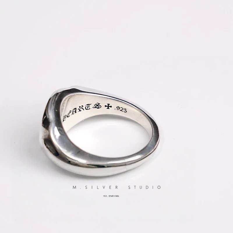 Chrome Hearts Cross Ring - Gothic 925 Sterling Silver Jewelry | David Studio