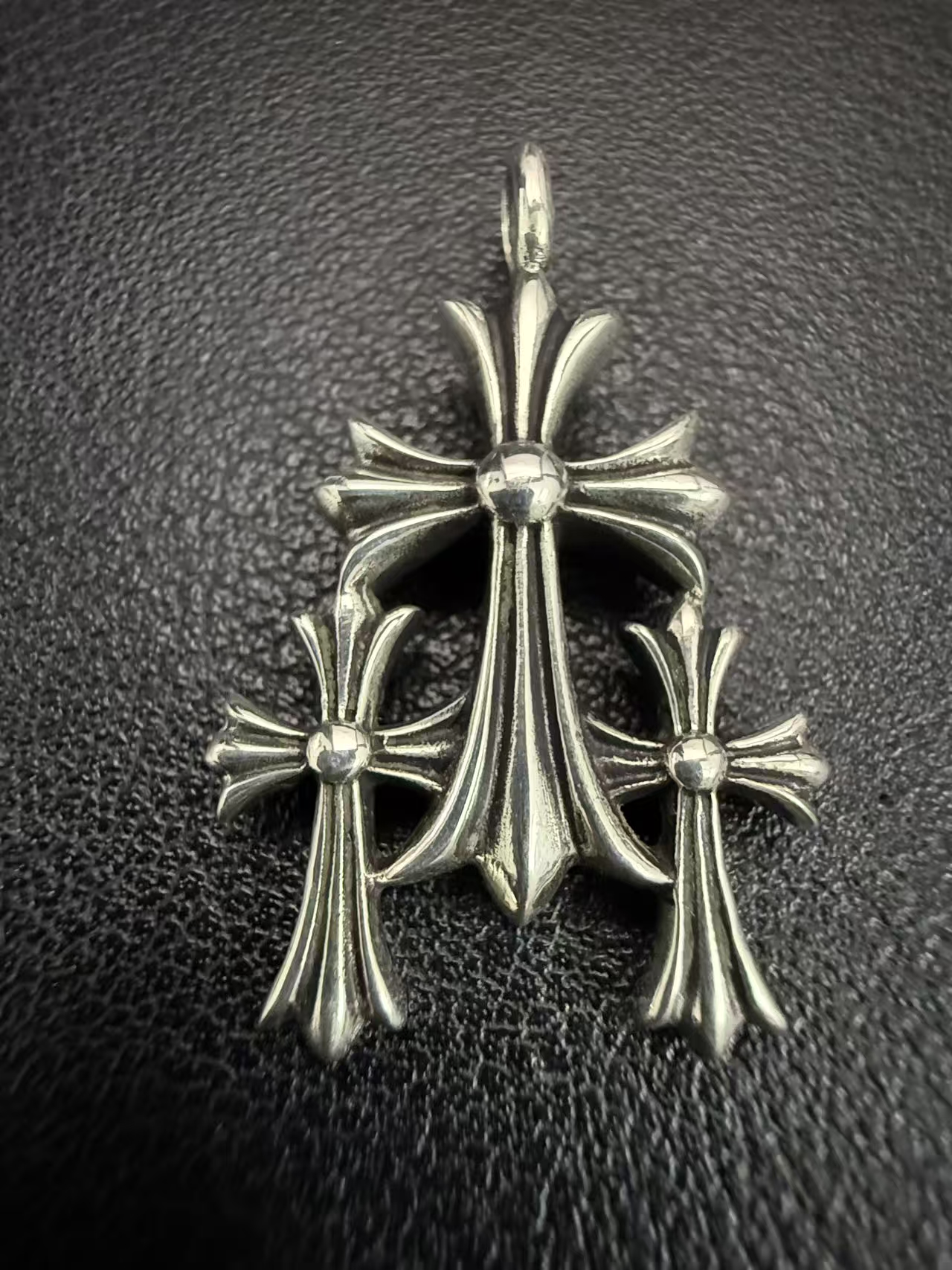 Chrome Hearts Cross Ring - Gothic 925 Sterling Silver Jewelry | David Studio