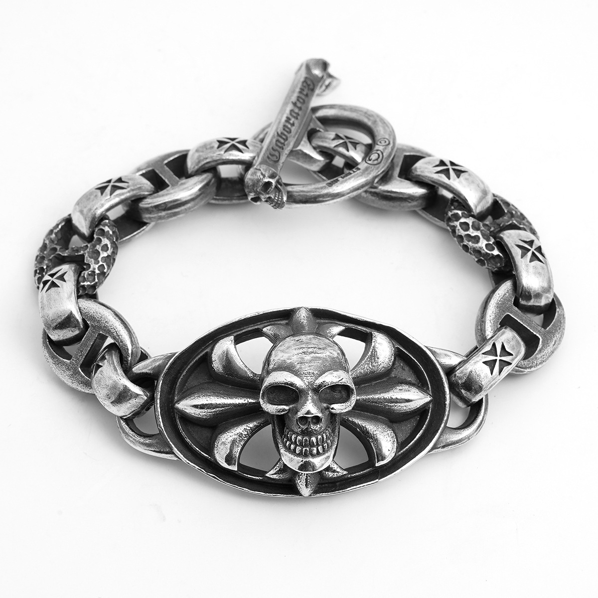 Chrome Hearts Cross Ring - Gothic 925 Sterling Silver Jewelry | David Studio