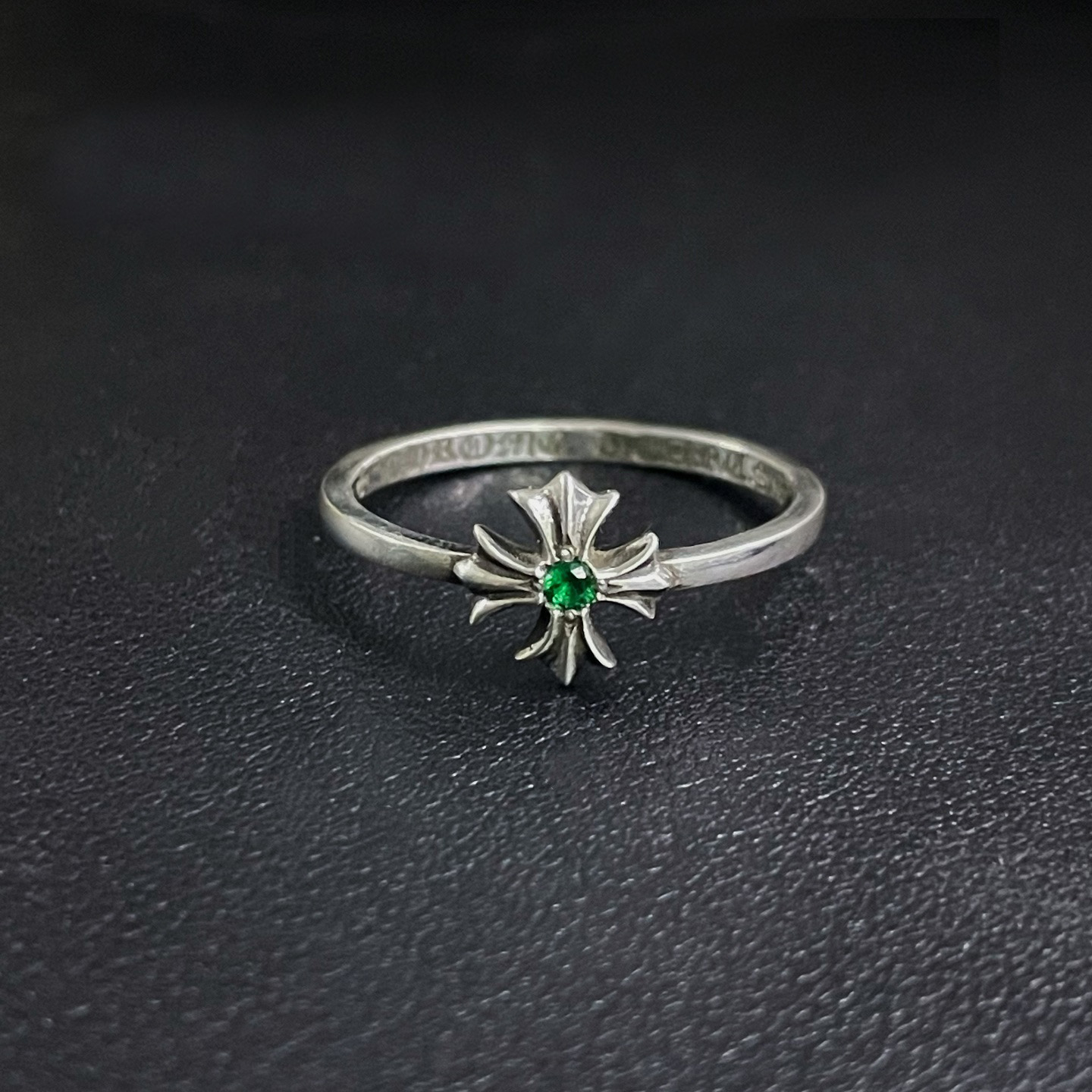 Chrome Hearts Cross Ring - Gothic 925 Sterling Silver Jewelry | David Studio