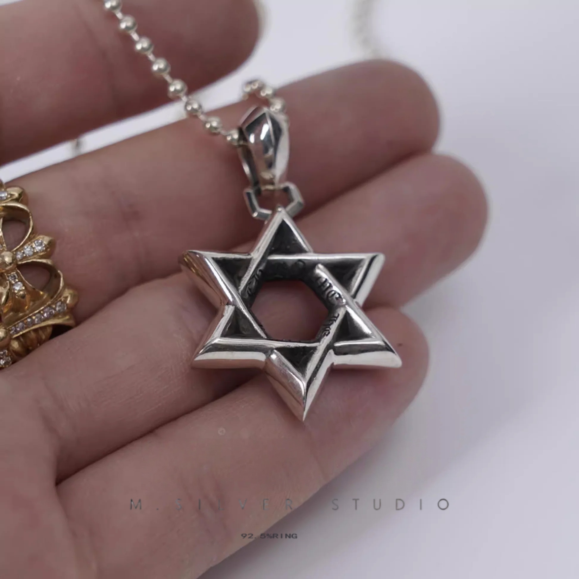 Chrome Hearts Cross Ring - Gothic 925 Sterling Silver Jewelry | David Studio