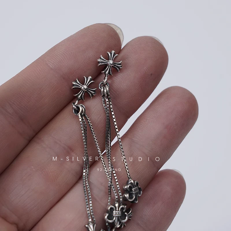 Chrome Hearts Cross Ring - Gothic 925 Sterling Silver Jewelry | David Studio