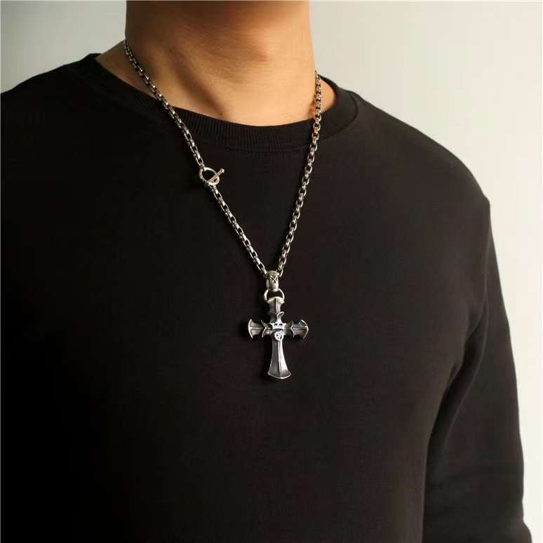 Chrome Hearts Cross Ring - Gothic 925 Sterling Silver Jewelry | David Studio