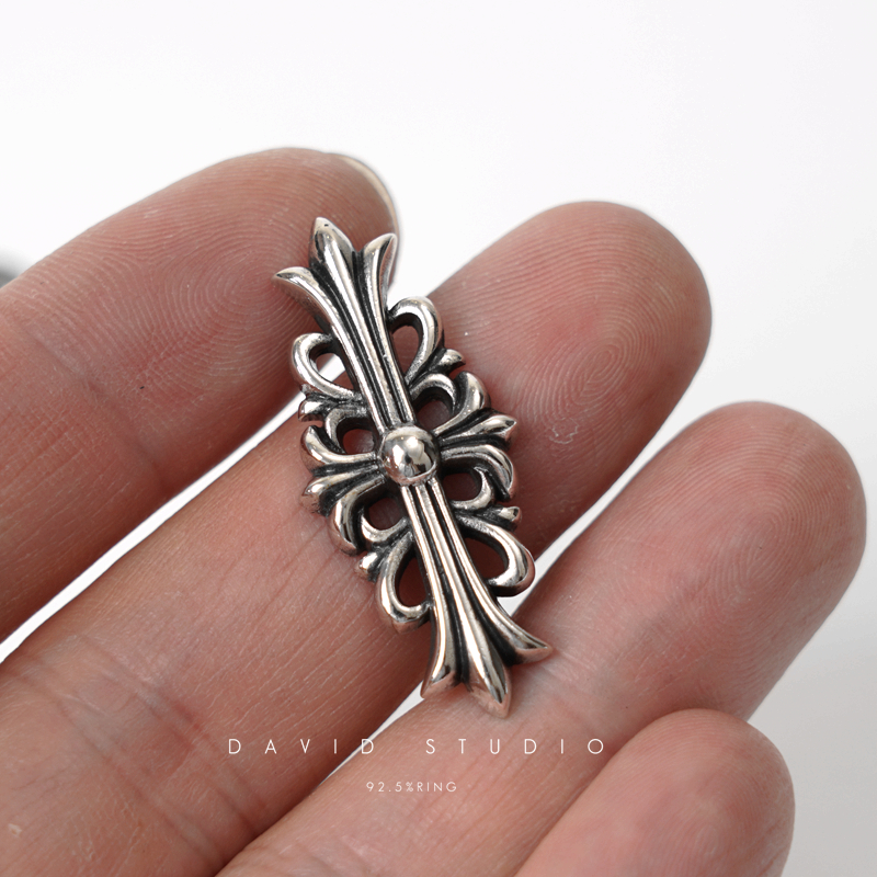 Chrome Hearts Cross Ring - Gothic 925 Sterling Silver Jewelry | David Studio