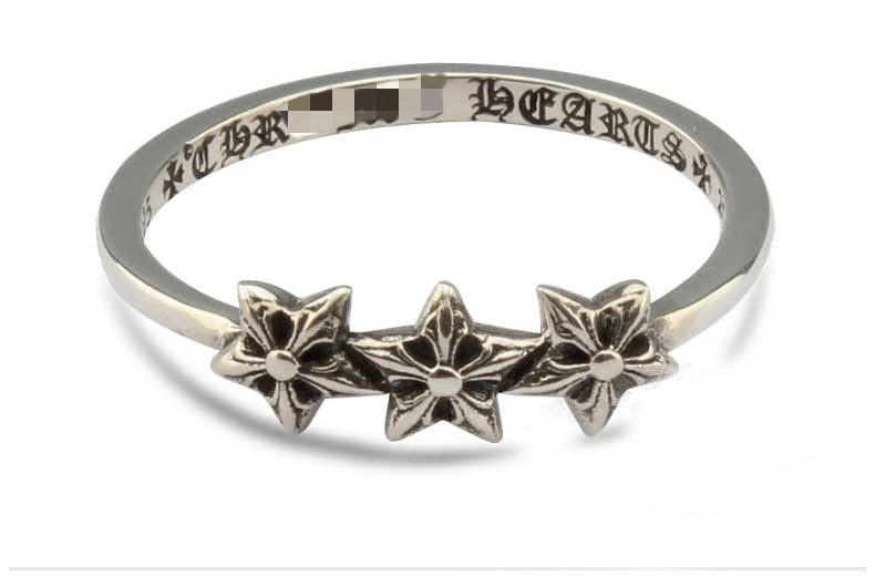 Chrome Hearts Cross Ring - Gothic 925 Sterling Silver Jewelry | David Studio