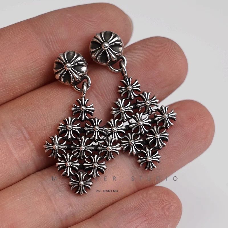 Chrome Hearts Cross Ring - Gothic 925 Sterling Silver Jewelry | David Studio