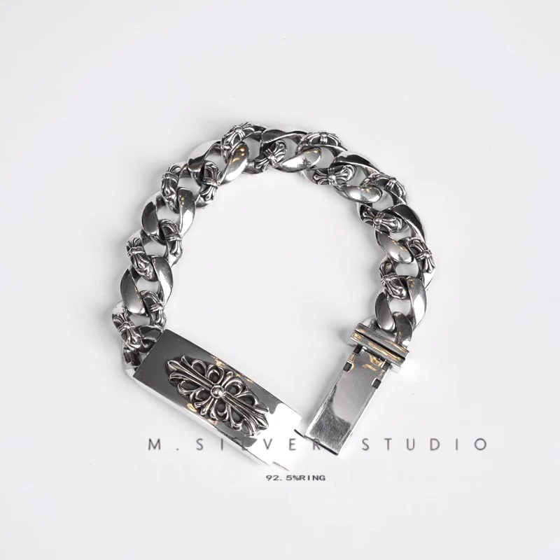 Chrome Hearts Cross Ring - Gothic 925 Sterling Silver Jewelry | David Studio