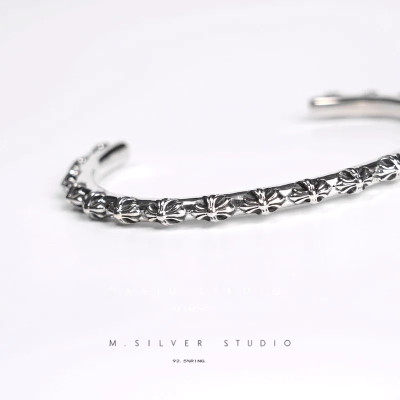 Chrome Hearts Cross Ring - Gothic 925 Sterling Silver Jewelry | David Studio