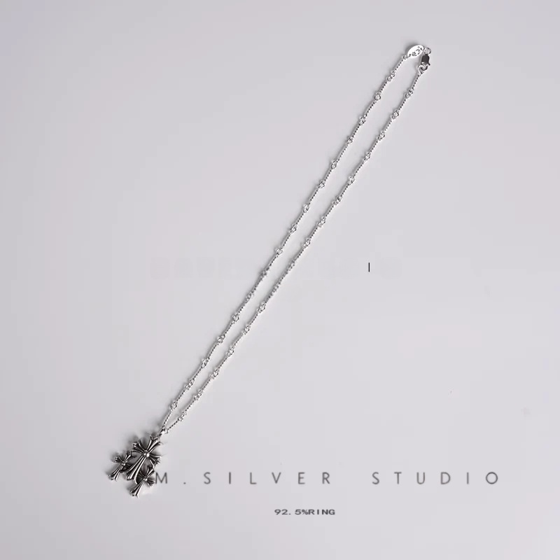 Chrome Hearts Cross Ring - Gothic 925 Sterling Silver Jewelry | David Studio