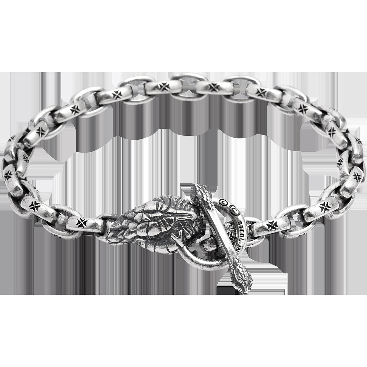 Chrome Hearts Cross Ring - Gothic 925 Sterling Silver Jewelry | David Studio