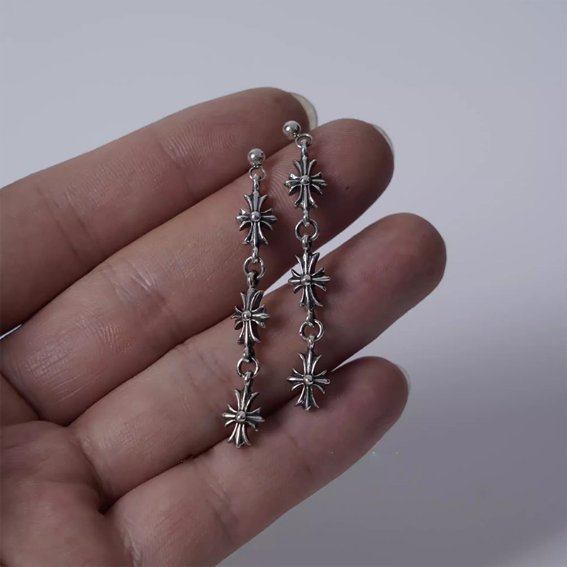 Chrome Hearts Cross Ring - Gothic 925 Sterling Silver Jewelry | David Studio