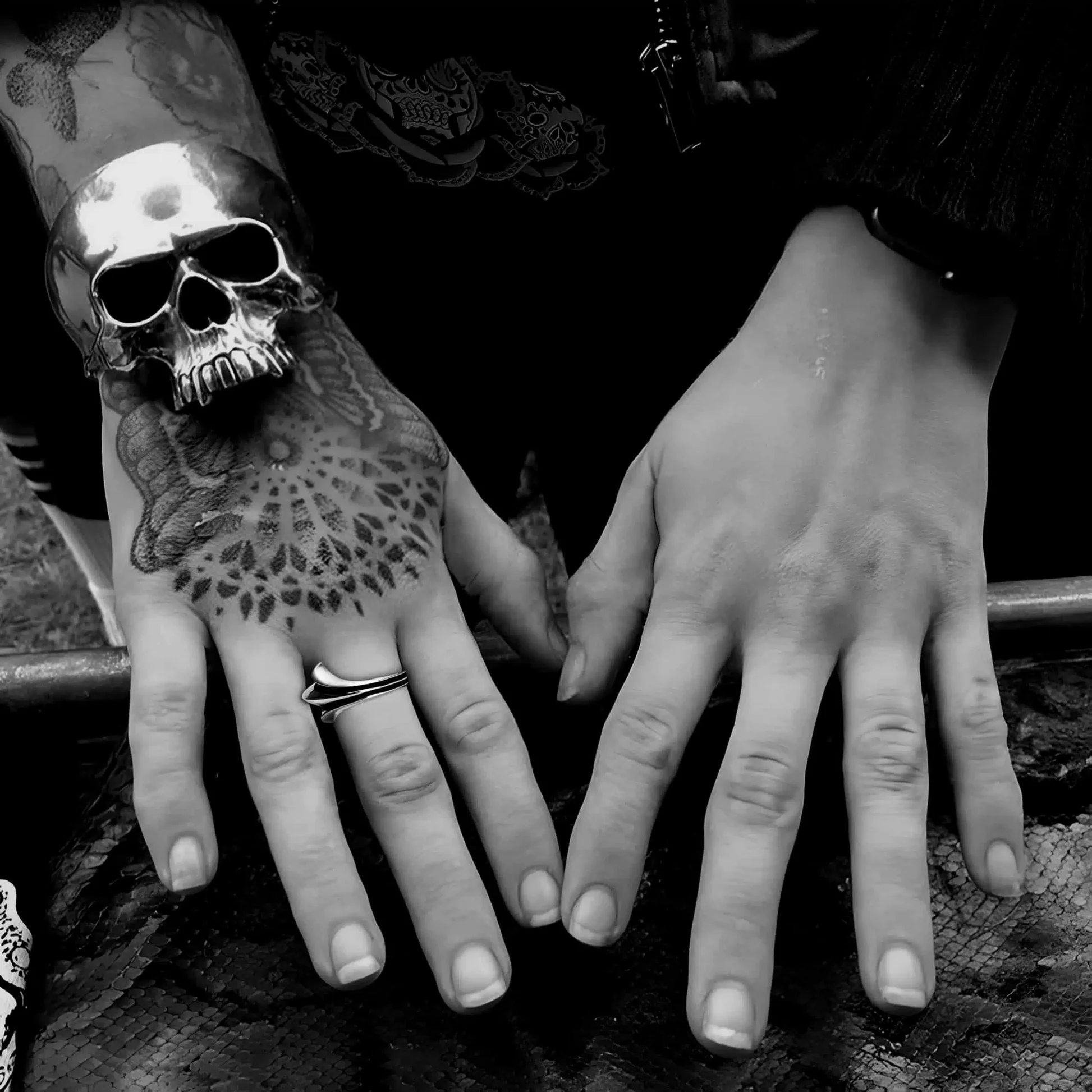 Chrome Hearts Cross Ring - Gothic 925 Sterling Silver Jewelry | David Studio