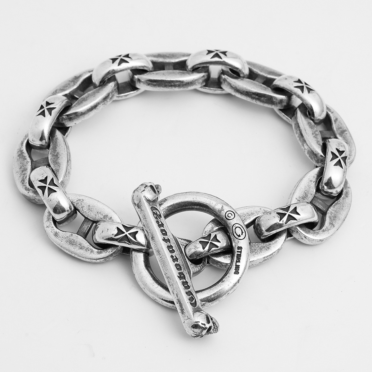 Chrome Hearts Cross Ring - Gothic 925 Sterling Silver Jewelry | David Studio
