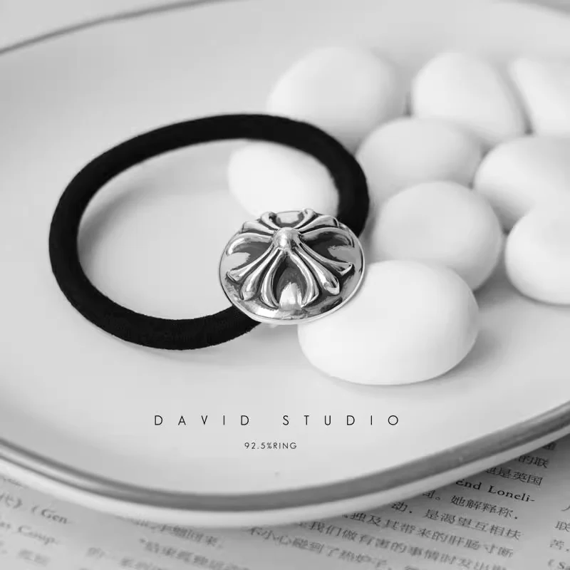 Chrome Hearts Cross Ring - Gothic 925 Sterling Silver Jewelry | David Studio