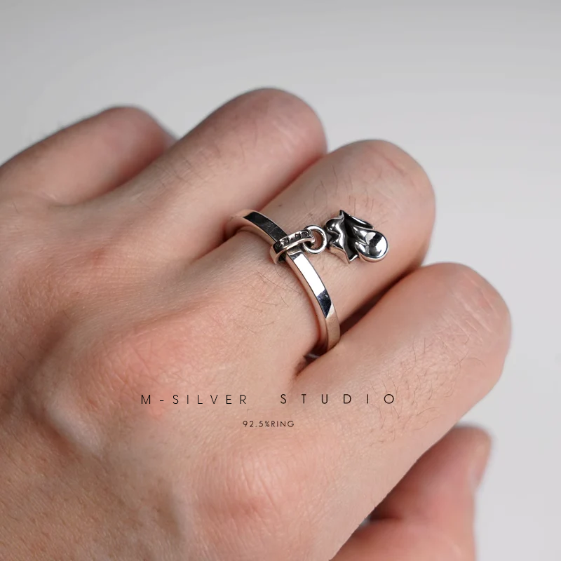 Chrome Hearts Cross Ring - Gothic 925 Sterling Silver Jewelry | David Studio