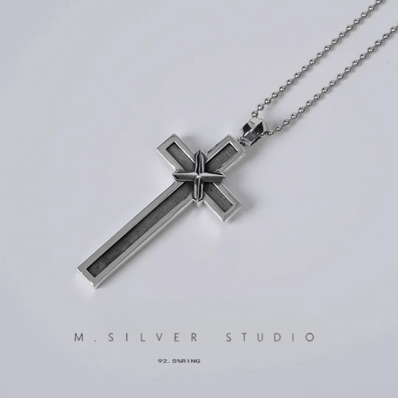 Chrome Hearts Cross Ring - Gothic 925 Sterling Silver Jewelry | David Studio