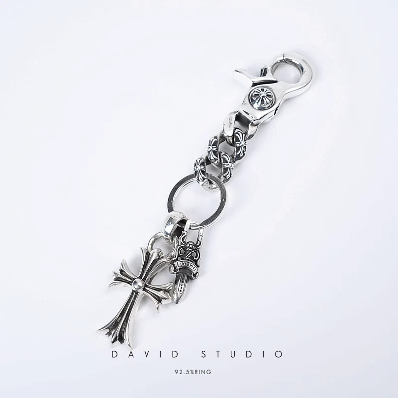 Chrome Hearts Cross Ring - Gothic 925 Sterling Silver Jewelry | David Studio
